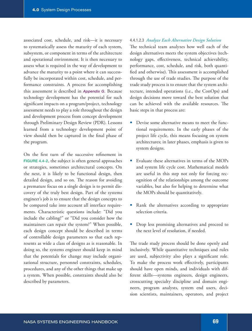 Handbook page 69, section 4.4.1.2.3